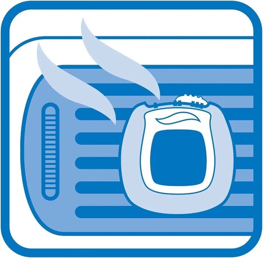 Febreze Car Vent Clip Air Freshener, Odor Eliminator for Strong Odors, Up to 30 Days Freshness, Laundry Fresh, 4 Packs